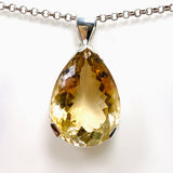 Citrine Teardrop Faceted Pendant KPGJ4790