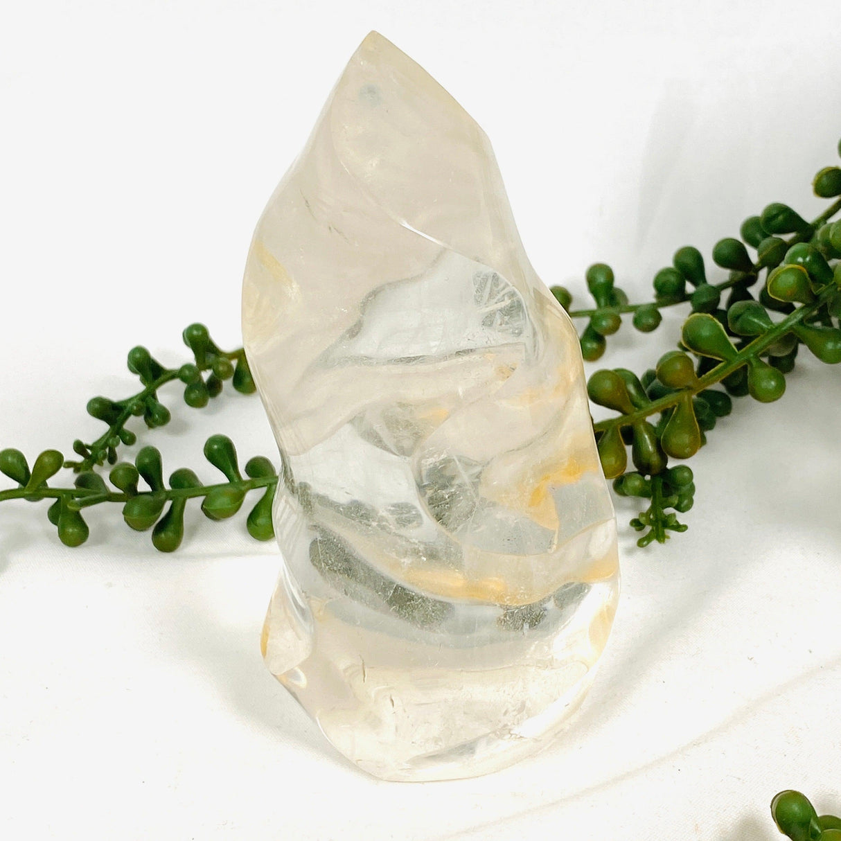 Clear Hematoid Quartz Flames CR3666 - Nature's Magick