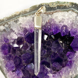 Clear Quartz Crystal Pendant BTP-102