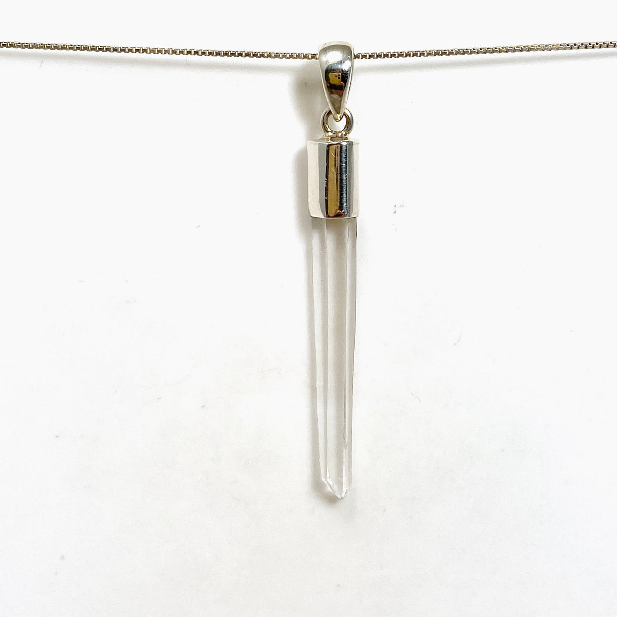 Clear Quartz Crystal Pendant BTP-102