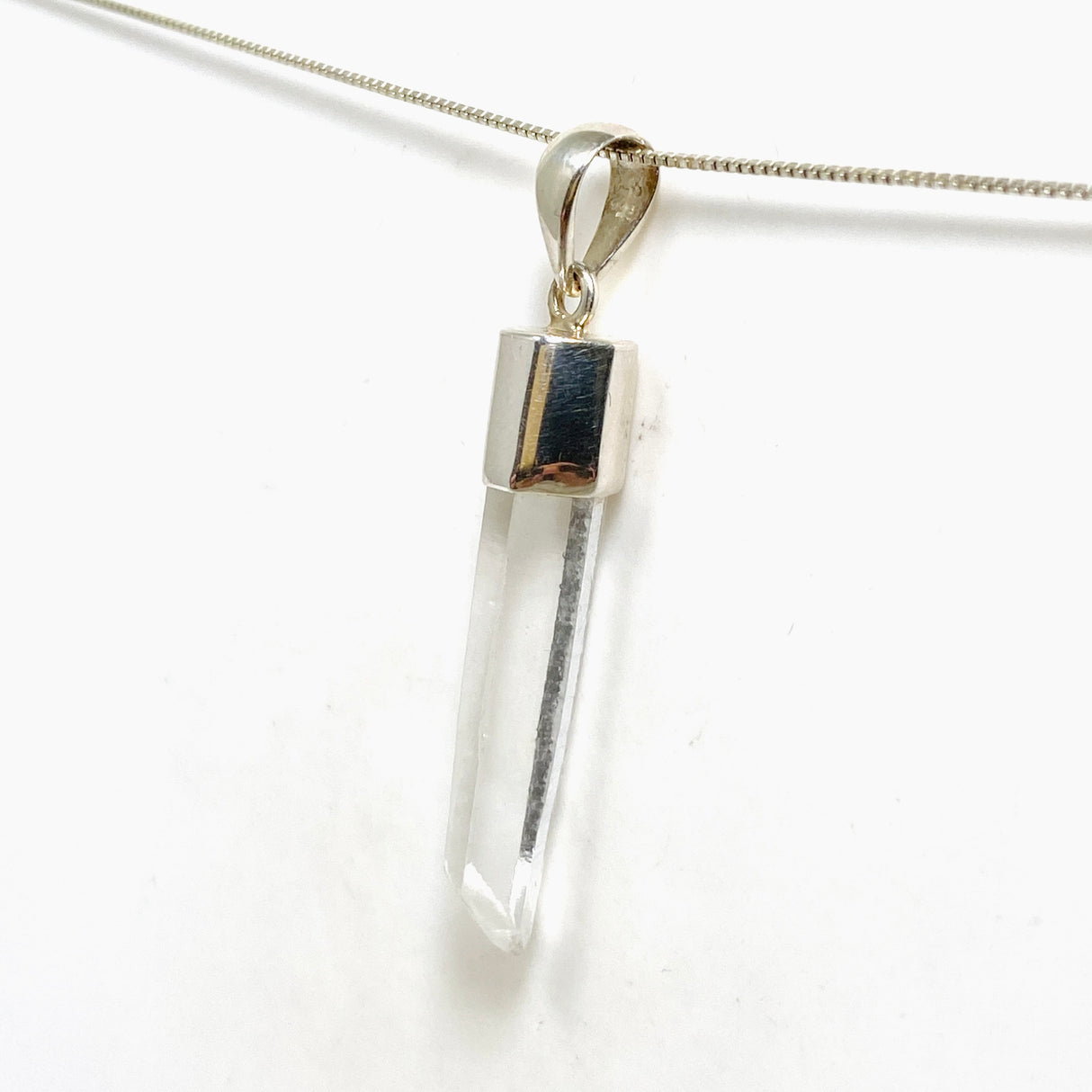 Clear Quartz Crystal Pendant BTP-103