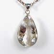 Clear Quartz faceted teardrop pendant KPGJ3920 - Nature's Magick