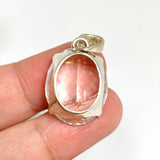 Clear Quartz Oval Faceted Pendant PPGJ1269