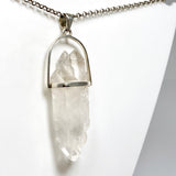 Clear Quartz Raw Crystal Pendant  PPGJ1279