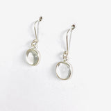 Clear Quartz round earrings KEGJ1372 - Nature's Magick