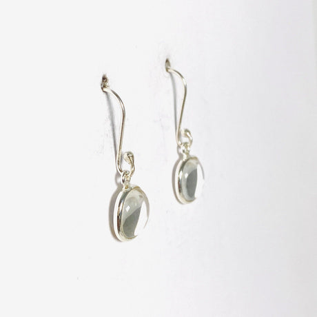 Clear Quartz round earrings KEGJ1372 - Nature's Magick