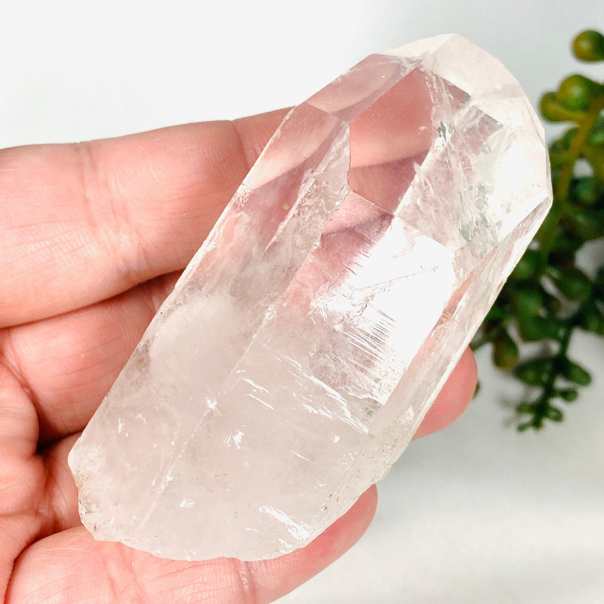 Clear Quartz Semi-polished Natural Point CQCP01 - Nature's Magick