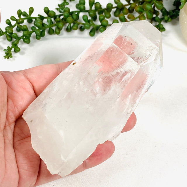 Clear Quartz Semi-polished Natural Point CR1122 - Nature's Magick