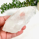 Clear Quartz Semi-polished Natural Point CR1122 - Nature's Magick