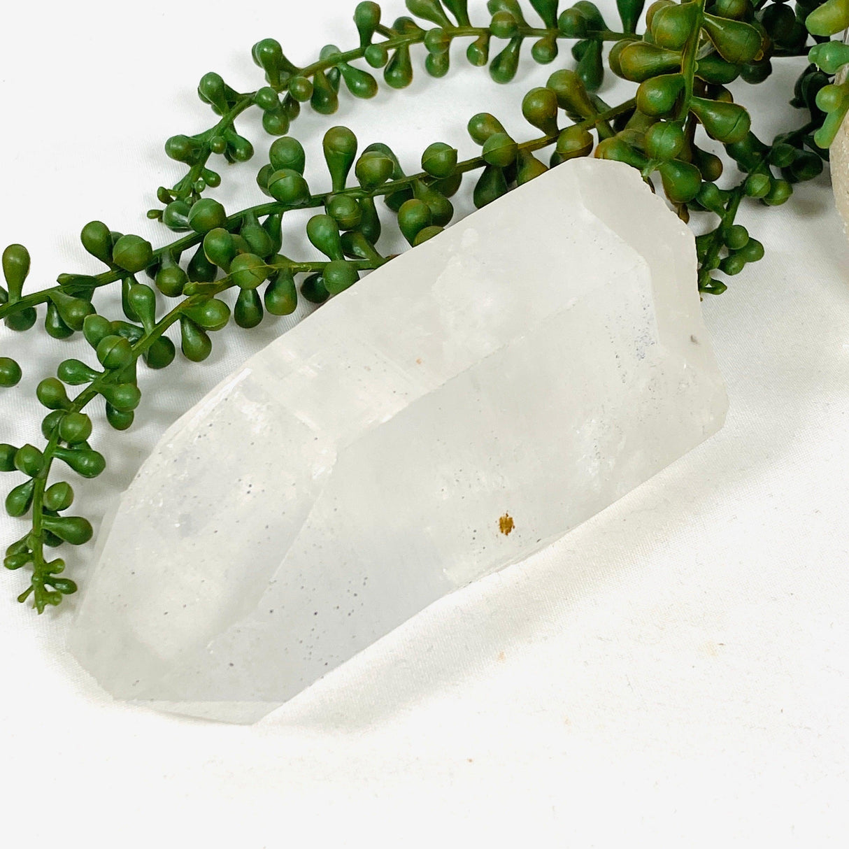 Clear Quartz Semi-polished Natural Point CR1122 - Nature's Magick