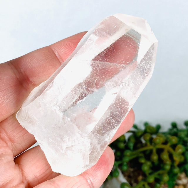 Clear Quartz Semi-polished Natural Point CR1217 - Nature's Magick