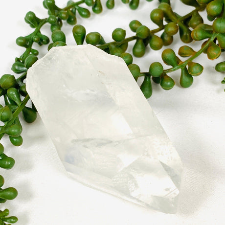 Clear Quartz Semi-polished Natural Point CR1217 - Nature's Magick