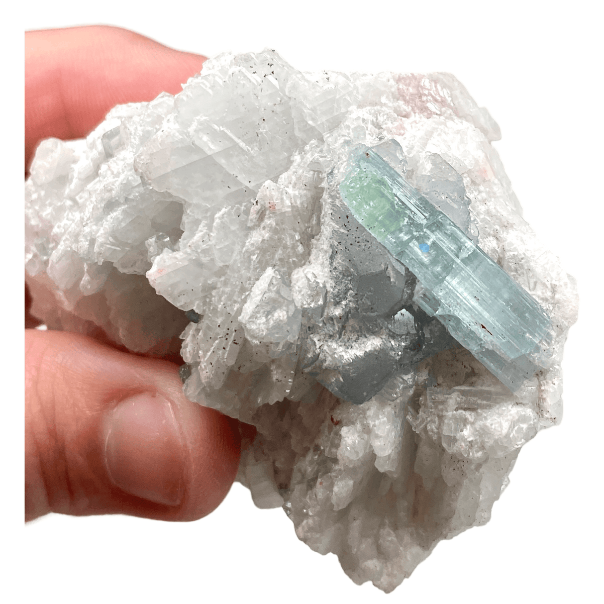 Coloured Tourmaline in quartz specimen CTQ-04 - Nature's Magick