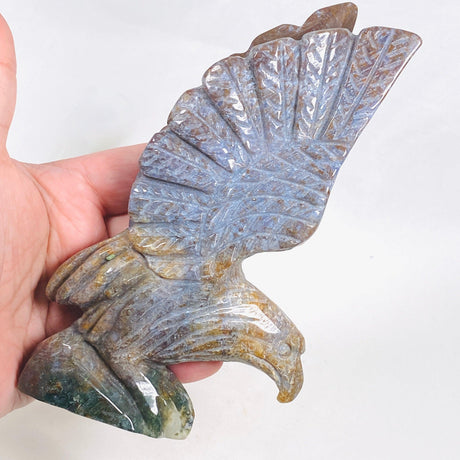 Colourful Moss Agate Eagle MAE - Nature's Magick