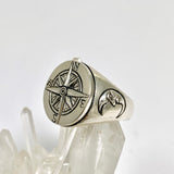 Compass Sterling Silver Ring RG948