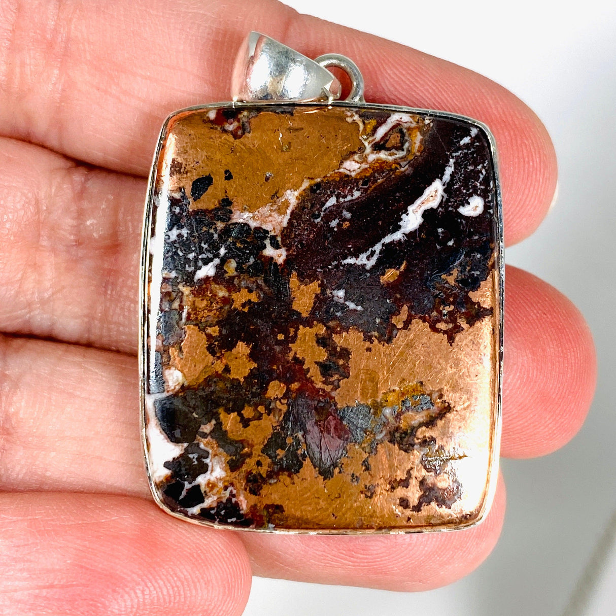 Copperite Rectangular Pendant KPGJ4036 - Nature's Magick