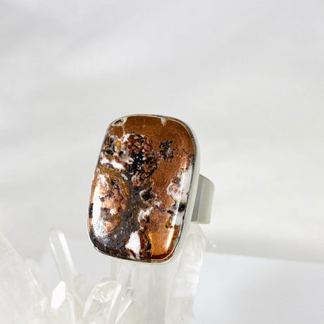 Copperite Rectangular Ring s.10 KRGJ3040 - Nature's Magick