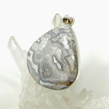 Crazy Lace Agate Teardrop Pendant KPGJ2919 - Nature's Magick