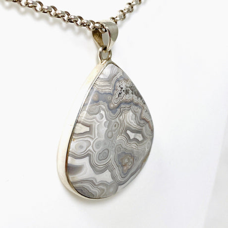 Crazy Lace Agate Teardrop Pendant KPGJ2919 - Nature's Magick