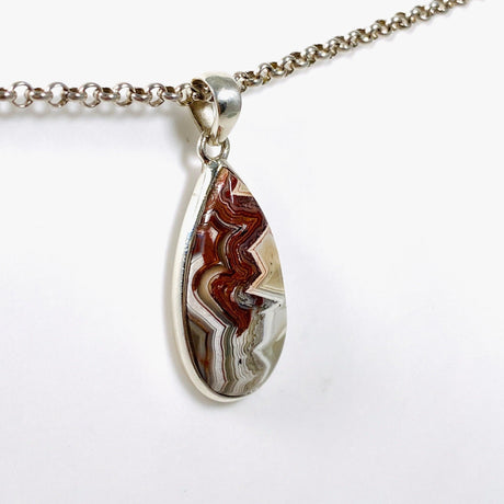 Crazy Lace Agate Teardrop Pendant PPGJ549 - Nature's Magick