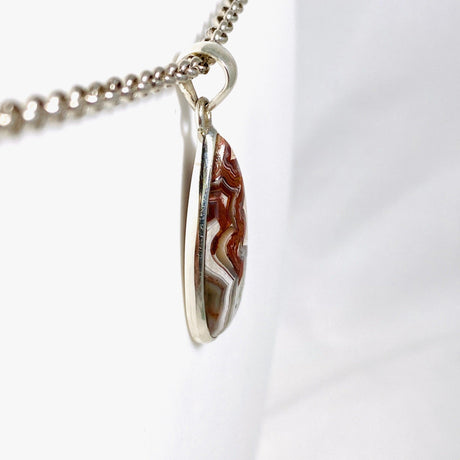 Crazy Lace Agate Teardrop Pendant PPGJ549 - Nature's Magick