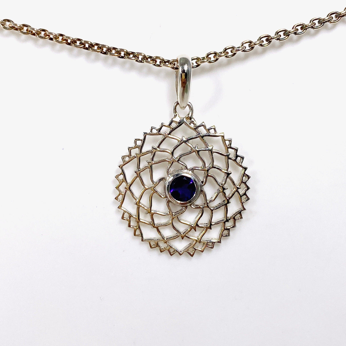 Crown Chakra Pendant with Amethyst SSP310 - Nature's Magick