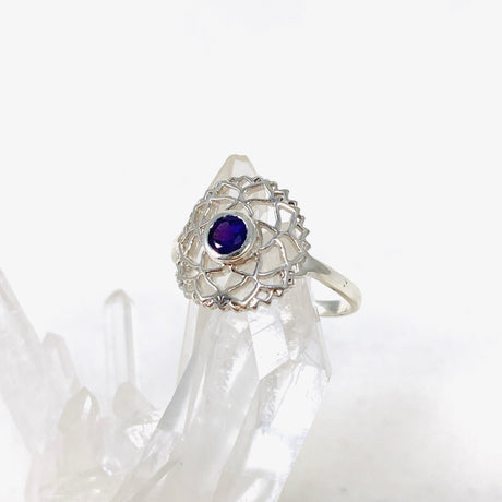 Crown Chakra Ring with Amethyst - Nature's Magick