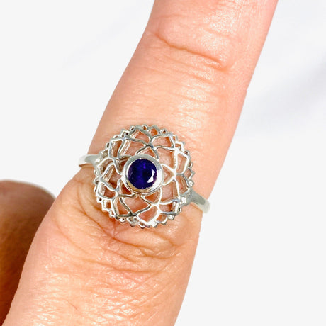 Crown Chakra Ring with Amethyst - Nature's Magick