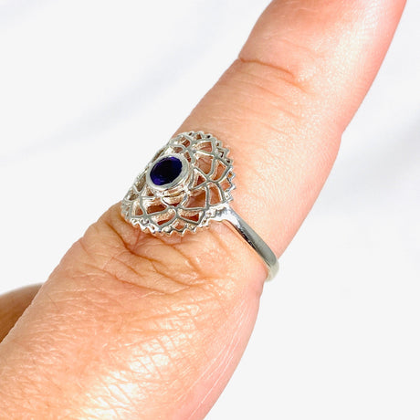 Crown Chakra Ring with Amethyst - Nature's Magick