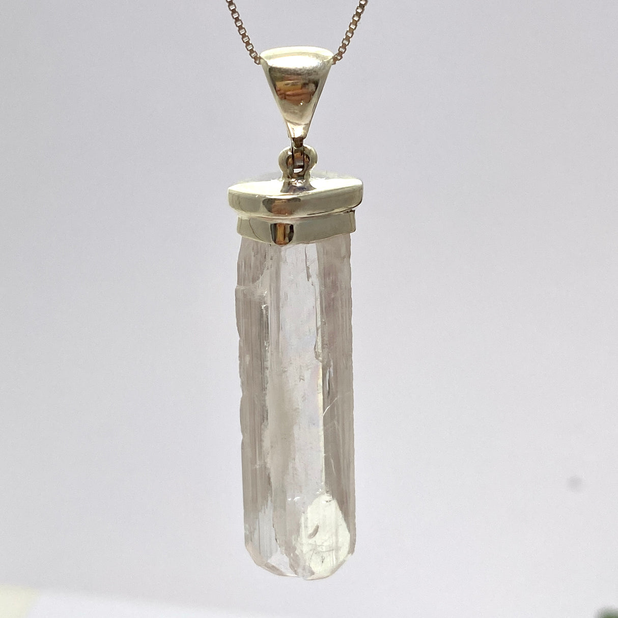 Danburite Raw Crystal Pendant GPJ11