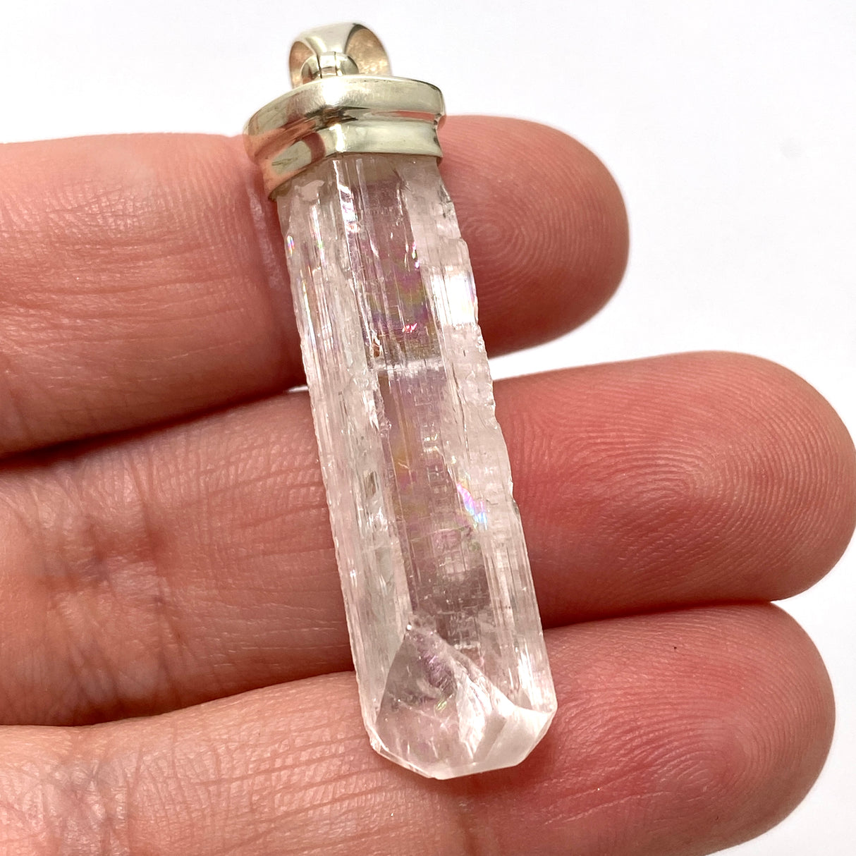 Danburite Raw Crystal Pendant GPJ11