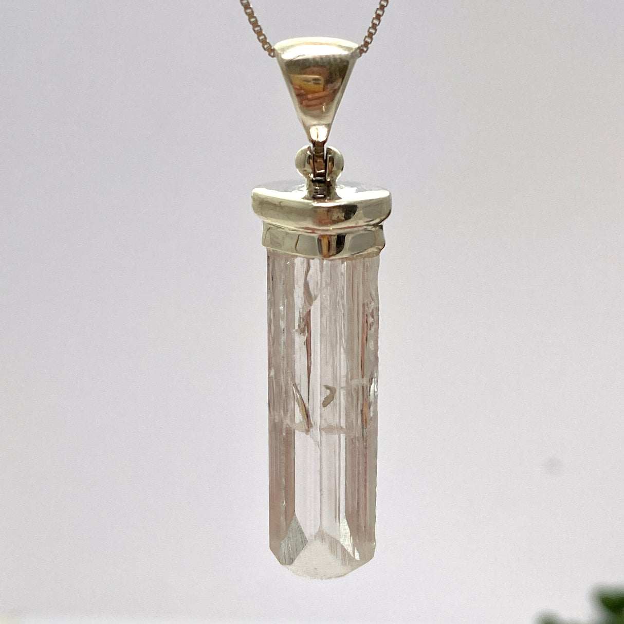 Danburite Raw Crystal Pendant GPJ13