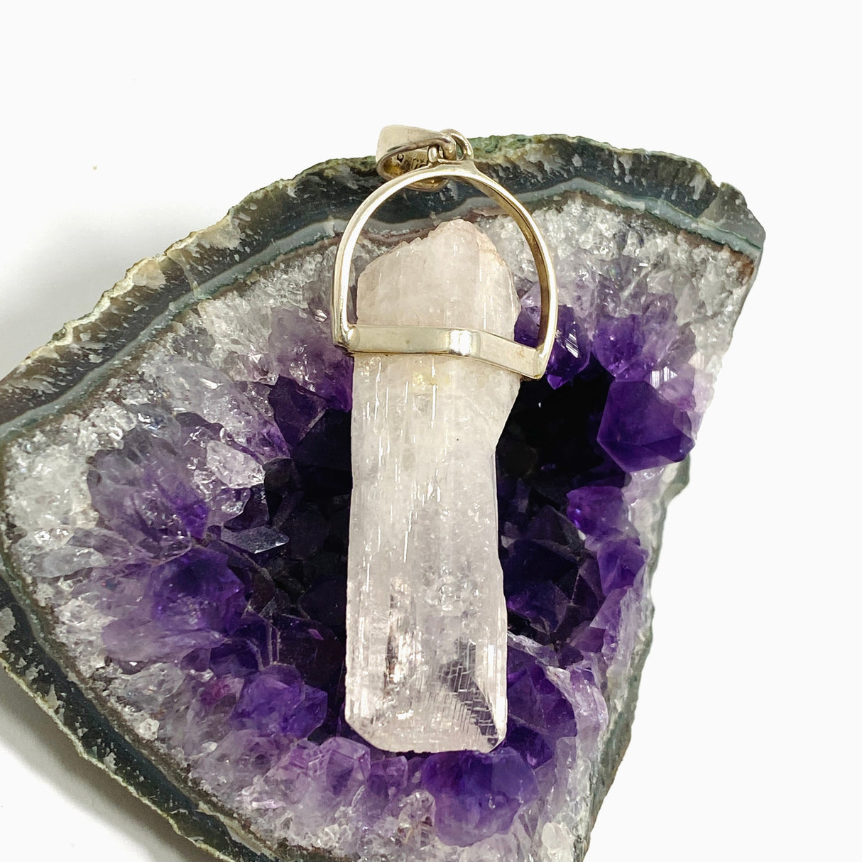Danburite Raw Crystal Pendant PPGJ1111
