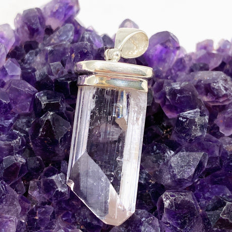 Danburite Raw Crystal Pendant PPGJ648 - Nature's Magick