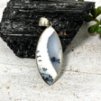 Dendritic Opal marquise pendant KPGJ3016 - Nature's Magick