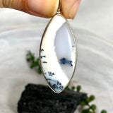 Dendritic Opal marquise pendant KPGJ3016 - Nature's Magick