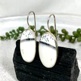 Dendritic Opal oval cabochon earrings KEGJ528 - Nature's Magick