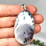 Dendritic Opal oval pendant KPGJ3556 - Nature's Magick