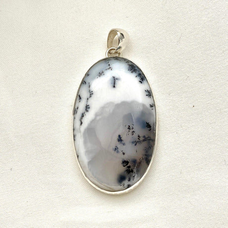 Dendritic Opal oval pendant KPGJ3556 - Nature's Magick