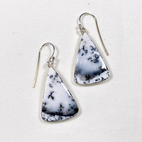 Dendritic Opal triangle earrings KEGJ1287 - Nature's Magick