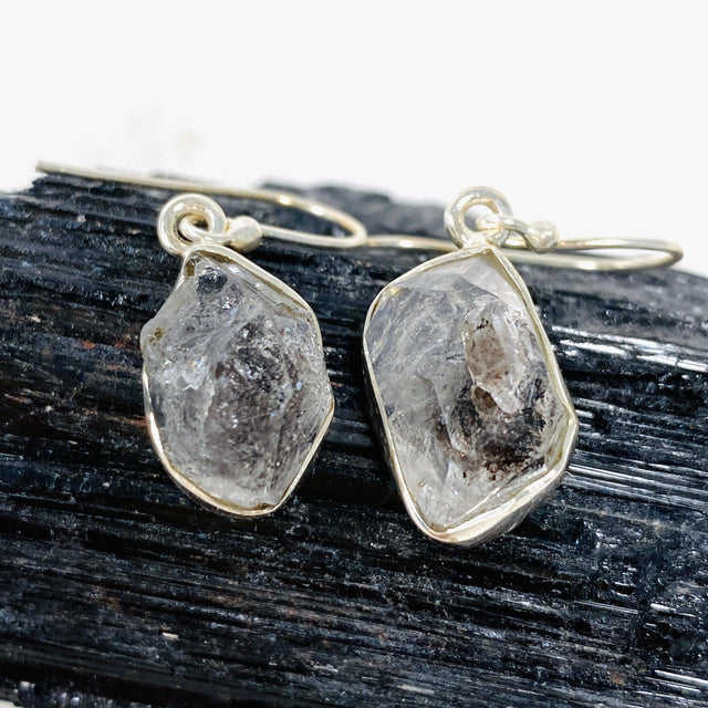 Diamond Quartz Raw Earrings KEGJ1376 - Nature's Magick