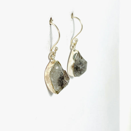 Diamond Quartz Raw Earrings KEGJ1376 - Nature's Magick