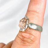 Diamond Quartz Ring Size 8 PRGJ289 - Nature's Magick