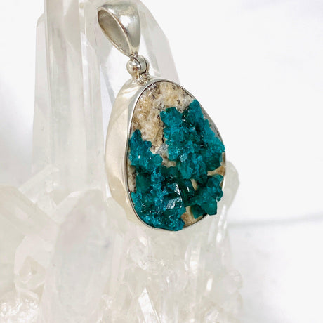 Dioptase Raw Crystal Pendant PPGJ528 - Nature's Magick