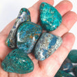 Dioptase tumbled stones - Nature's Magick