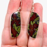 Dragons Blood Stone Freeform Earrings KEGJ1436 - Nature's Magick