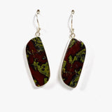 Dragons Blood Stone Freeform Earrings KEGJ1436 - Nature's Magick