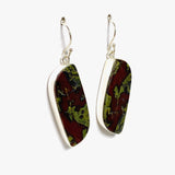 Dragons Blood Stone Freeform Earrings KEGJ1436 - Nature's Magick