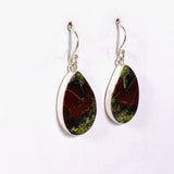 Dragons Blood Stone Teardrop Earrings KEGJ1433 - Nature's Magick