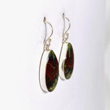 Dragons Blood Stone Teardrop Earrings KEGJ1433 - Nature's Magick